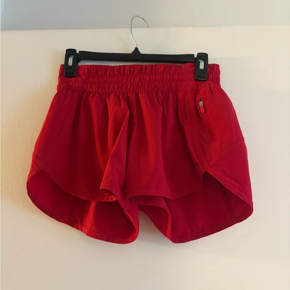 lululemon athletica Dark Red Tracker Shorts - Picture 1 of 4